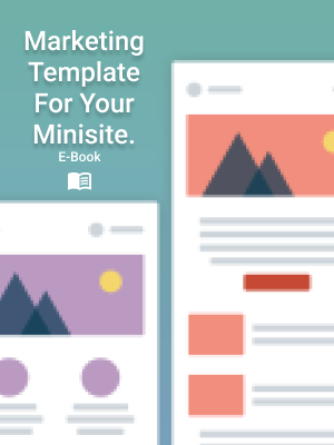 Marketing Template For Your Minisite